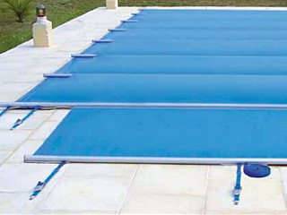 Image Couverture de securite a barres APF ACCESS 4 saisons pour piscines enterrees