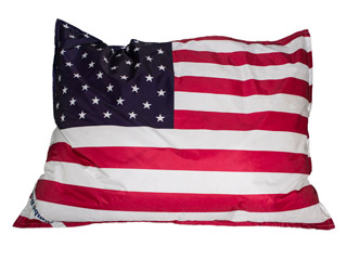 Image Coussin geant Jumbo Bag THE ORIGINAL PRINTED 130 x 170cm drapeau USA