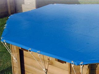 Image Couverture de securite UBBINK octogonale diametre 5.80m norme NFP 90-308 pour piscine bois Ubbink