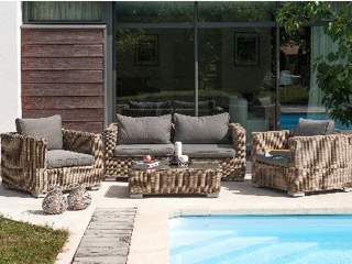 Salon de jardin résine tressée Paris Garden