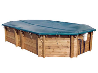 Image Couverture d'hiver BWT myPOOL P-PB 580 vert pour piscine bois HEXA 410