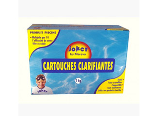 Image Cartouches clarifiantes piscine JOKER Mareva 1kg