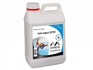 Image Traitement piscine preventif anti-algues QT 20 AquaPiscine bidon 3L