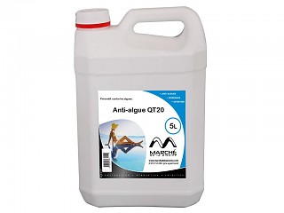 Image Traitement piscine preventif anti-algues QT 20 AquaPiscine bidon 5L