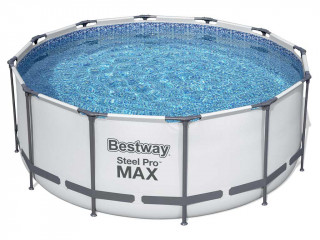 Image Kit piscine Bestway STEEL PRO MAX ronde Ø366x122cm filtration cartouche