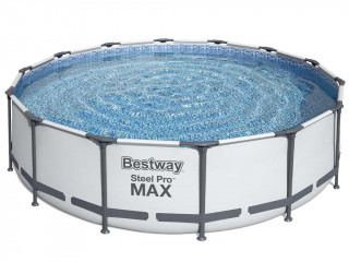 Image Kit piscine Bestway STEEL PRO MAX ronde Ø427x107cm filtration cartouche