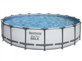 Image Kit piscine Bestway STEEL PRO MAX ronde Ø549x122cm filtration cartouche