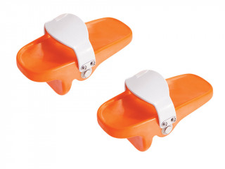 Image Kit de 2 pedales AquaSpeed S2 pour velos piscine Waterflex coloris orange