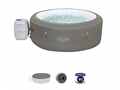 Image Spa gonflable rond connecte BARBADOS AirJet Bestway Lay-Z-Spa 2 a 4 personnes