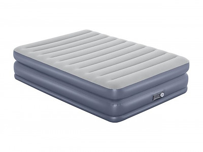 Image Matelas gonflable Bestway 2 places Tritech QuadComfort 203 x 152 x 51 cm avec pompe electrique