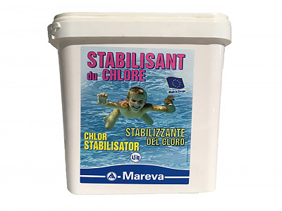 Image Traitement piscine Mareva STABILISANT du chlore granule 4,5kg