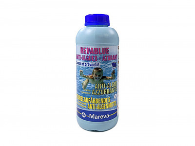 Image Traitement piscine Anti-algues Mareva REVABLUE azurant 1L