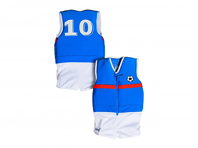 Image Maillot de bain flottant enfant PLOUF Lyrone Bleu Foot garcon 2 ans (13/15kg)