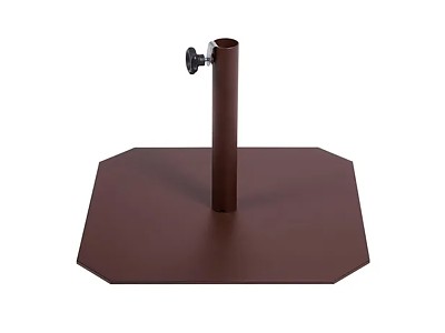 Image Pied de parasol autoportant FIT 45 en acier laque marron DCB Garden