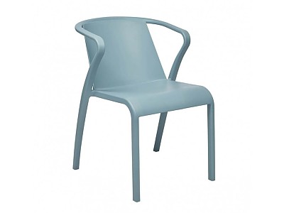 Image Fauteuil de jardin empilable FADO en polypropylene Aquamarin DCB Garden