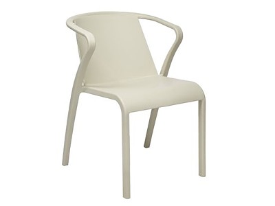 Image Fauteuil de jardin empilable FADO en polypropylene Sable DCB Garden