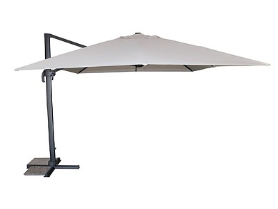 Image Parasol deporte SEVILLA 4x3m aluminium gris anthracite DCB Garden