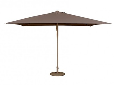 Image Parasol ouverture push-up EOLO 250x250cm aluminium laque toile Taupe DCB Garden