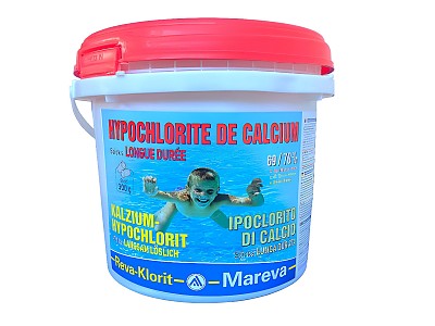 Image Sticks d'hypochlorite de calcium Mareva 300g seau 4,8kg