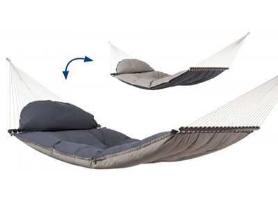 Image Hamac XXL FAT Hammock Taupe Amazonas 365x140cm