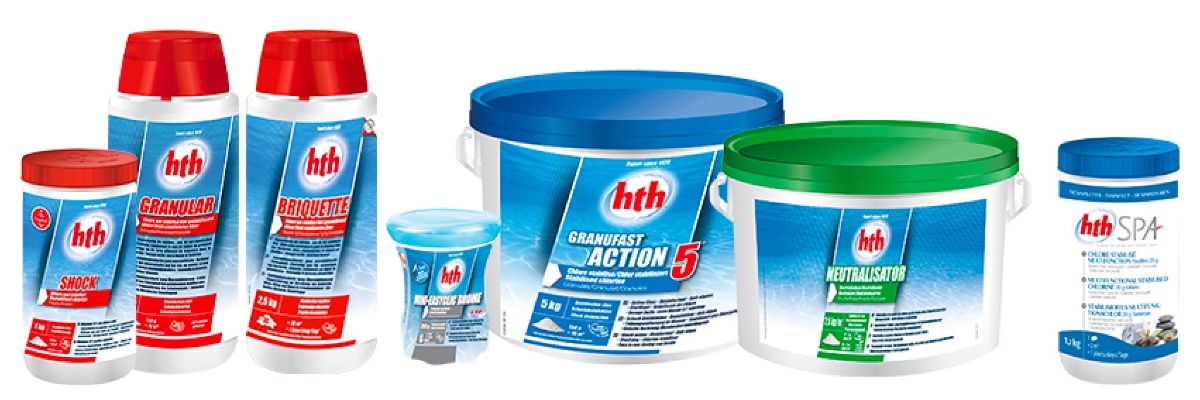 HTH Spa OXYGENE ACTIF Pastilles 20g - 1,2kg, Désinfection Sans Chlore